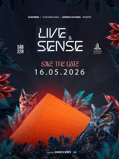 LIVE & SENSE I 16 - MAIO Banner