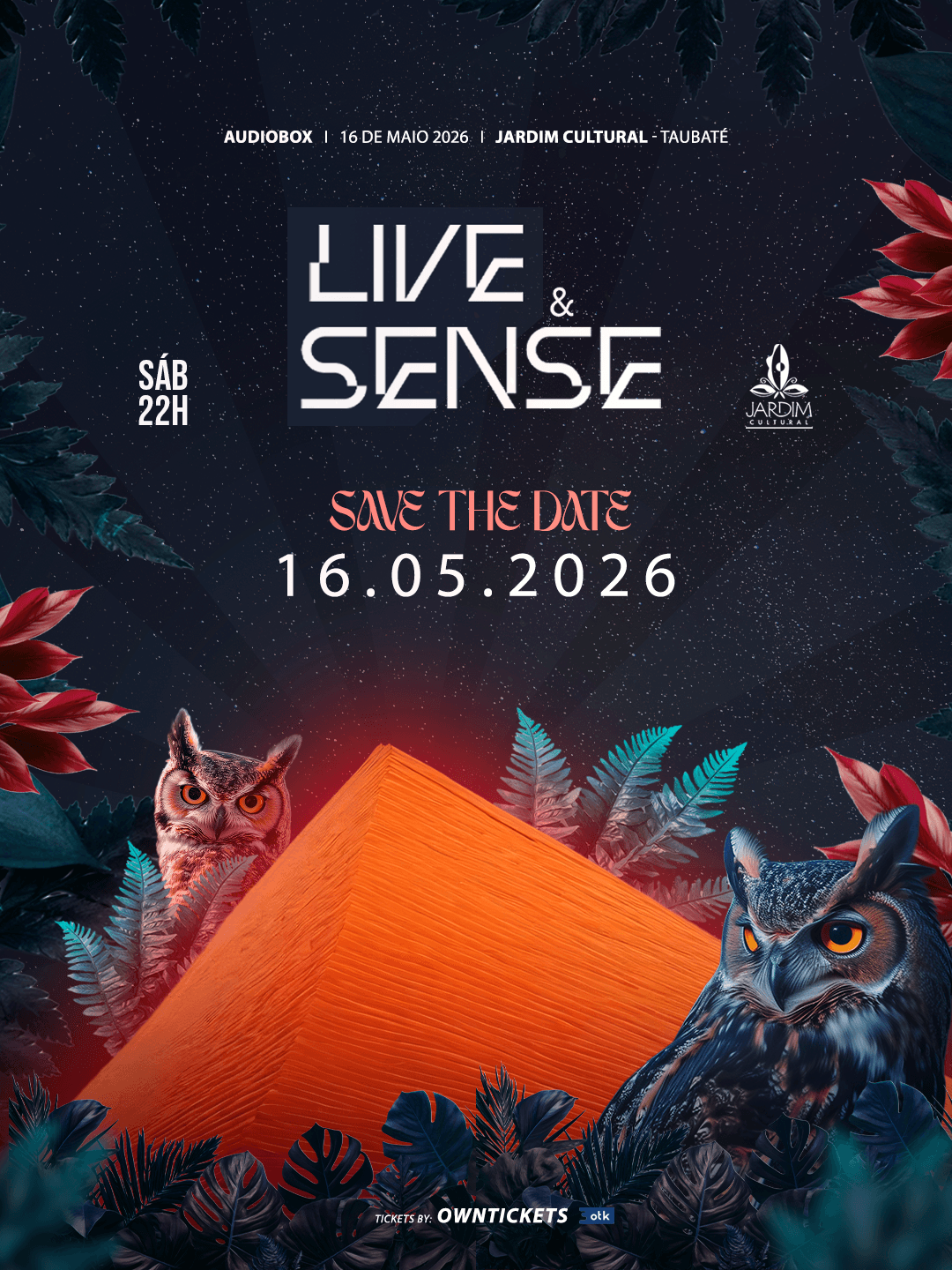 LIVE & SENSE I 16 - MAIO Banner