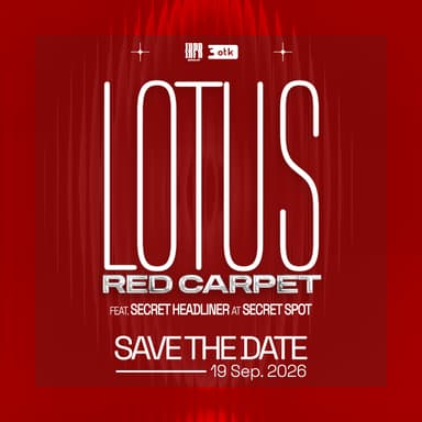 LOTUS RED CARPET 10° EDIÇÃO Banner